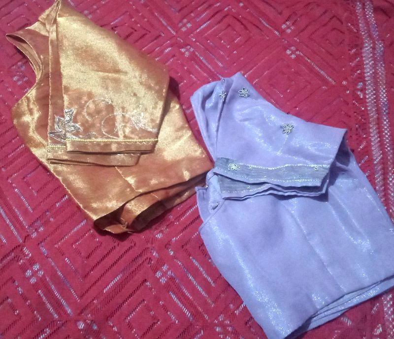 Pack Of 2 Shimmering Blouses