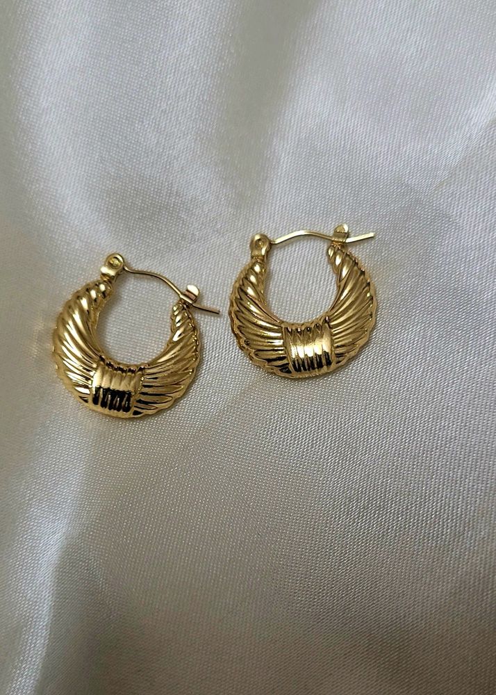 Bow Hoop Earrings