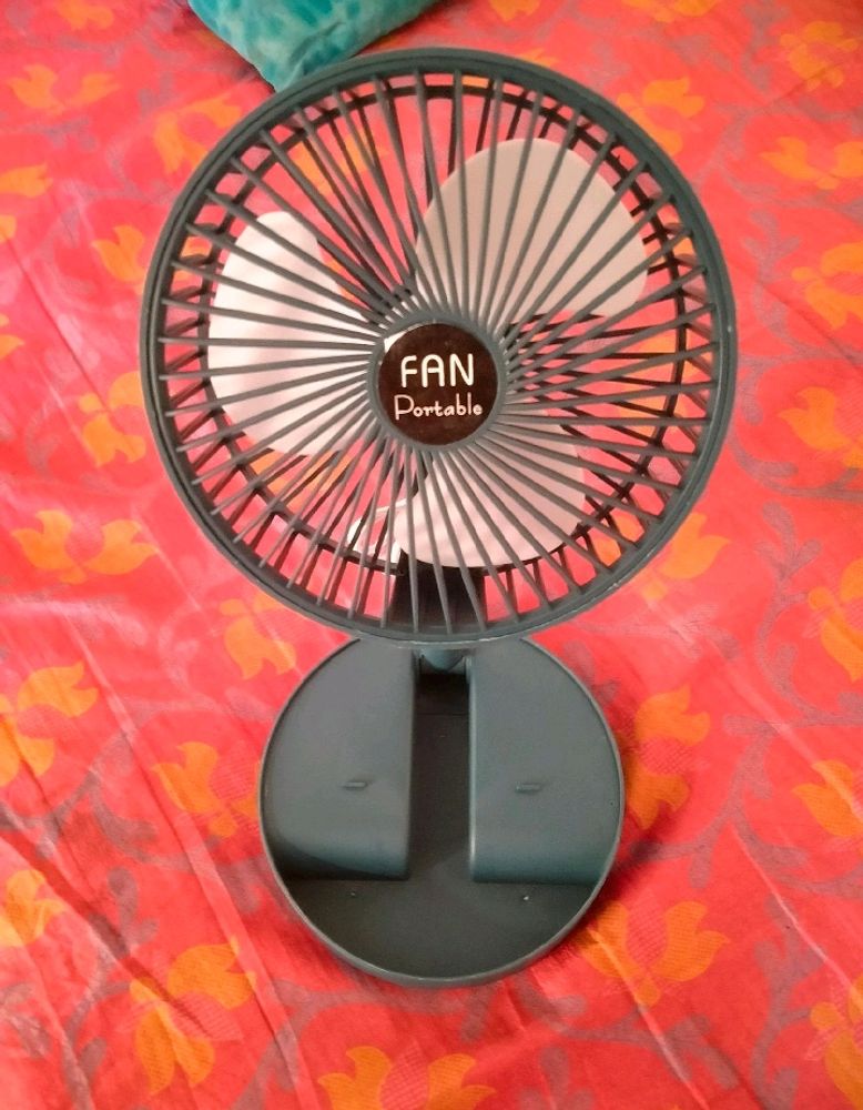 telescopic foldable fan