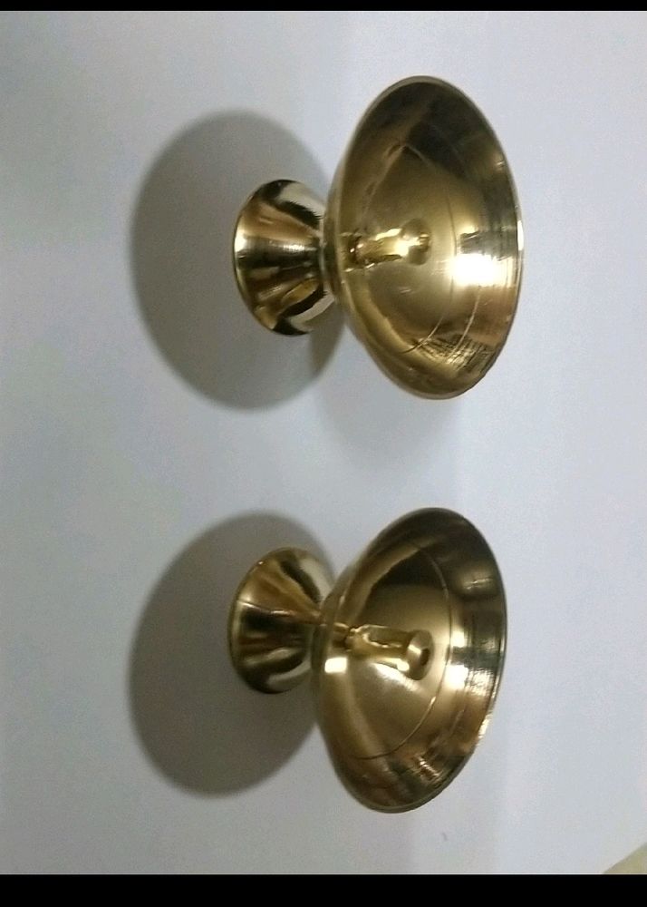 4 Pieces Of New Brass Paro Diya 🪔