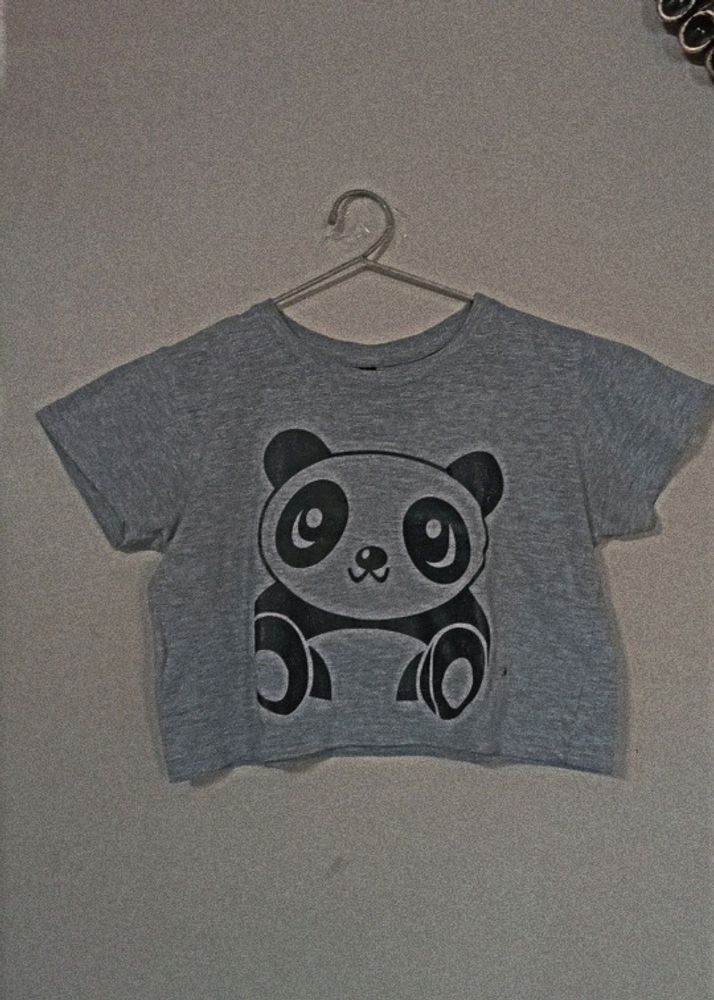 Panda Crop Top