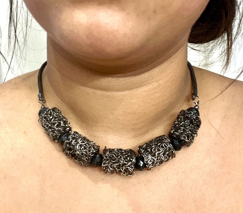 Black Metal Necklace