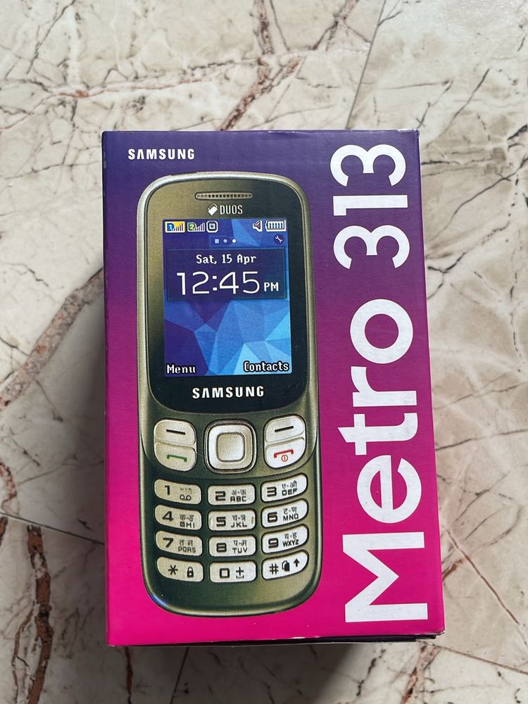 Samsung Metro 313 New Box Pack Keypad Mobile Phone