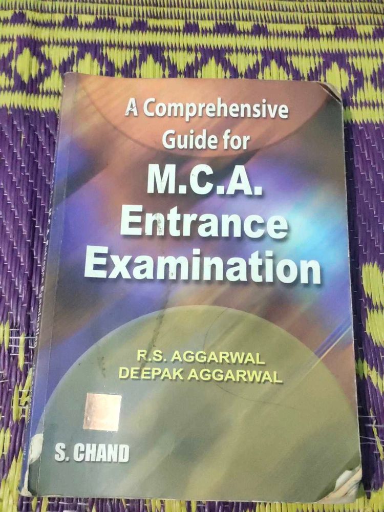 MCA Entrance Examination Book