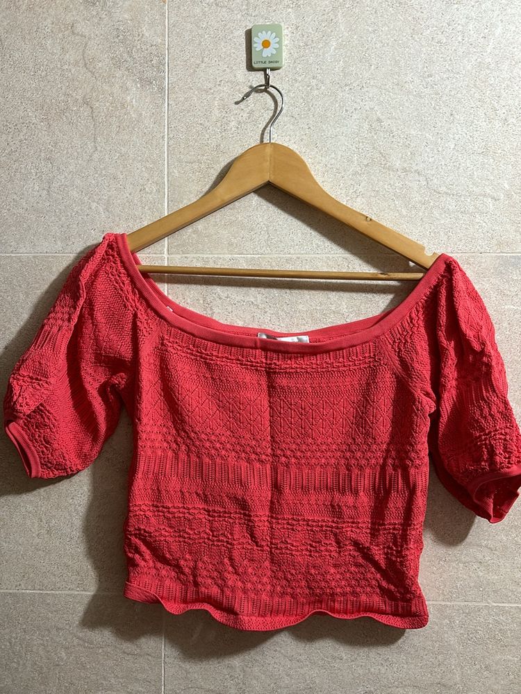 Forever New Coral Top