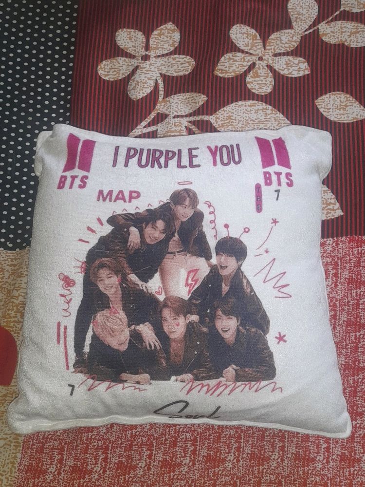 A Cushion With Bts Picture