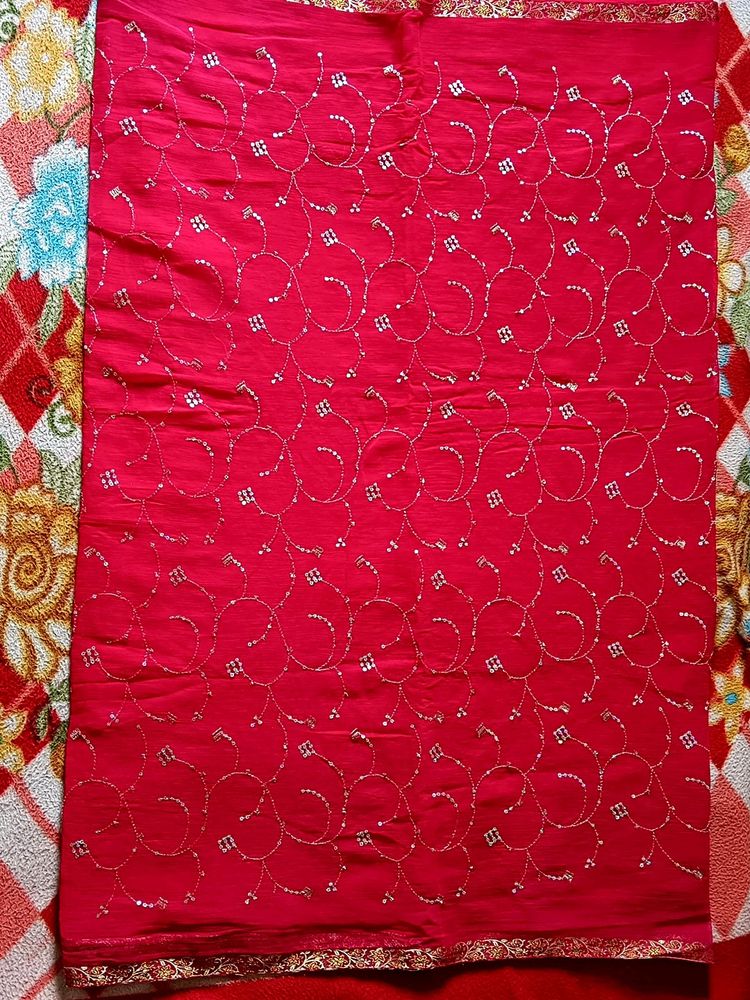 New Red  Bridal Saree