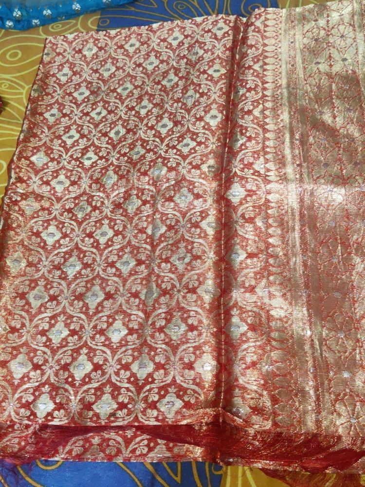 Beautiful Red Wedding Saree.