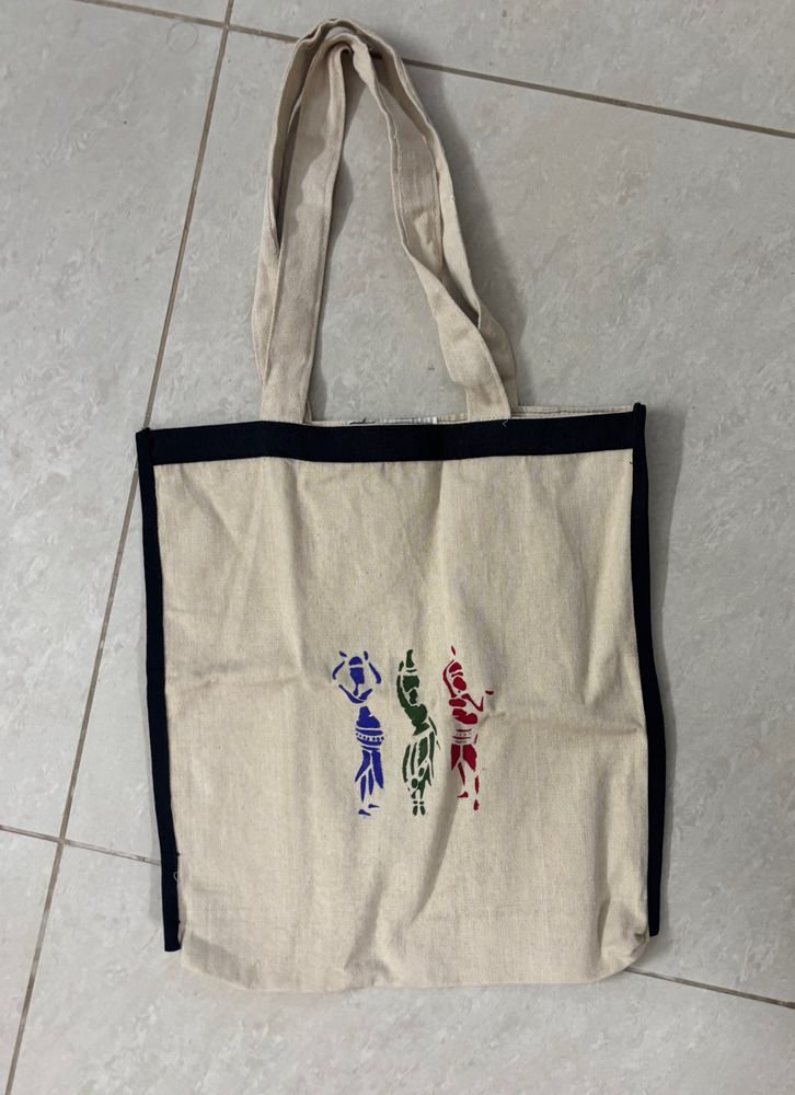 Hand Painted Tote Bag For Sale!