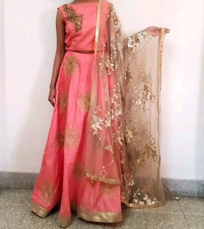 Pink Lehenga Choli