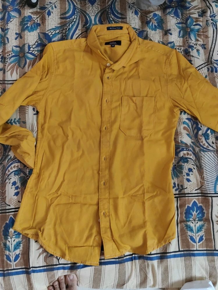 mustard shirt