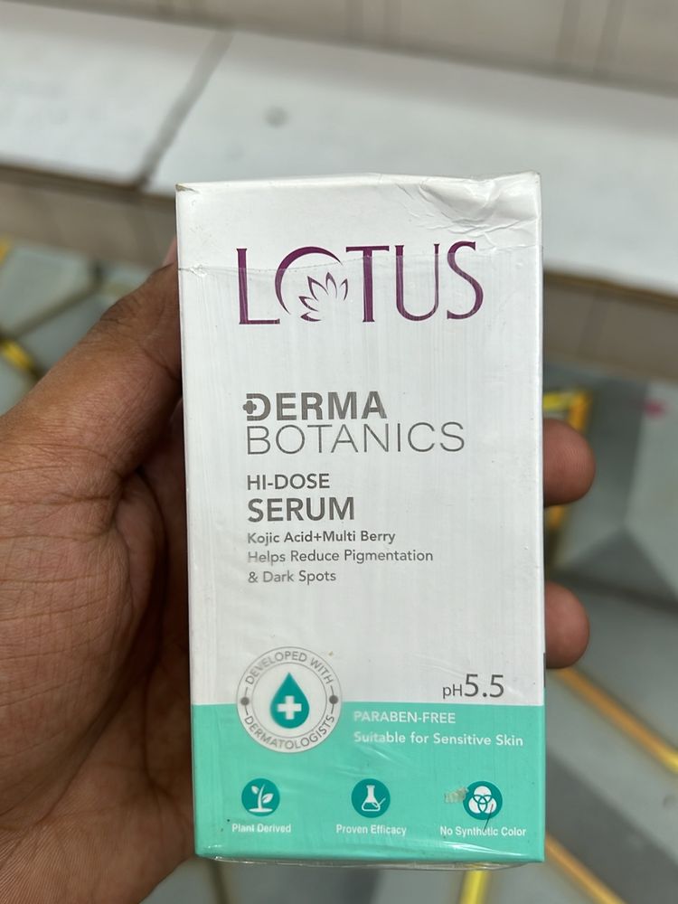 Lotus Face Serum Derma Botanics Hi Dose Serm