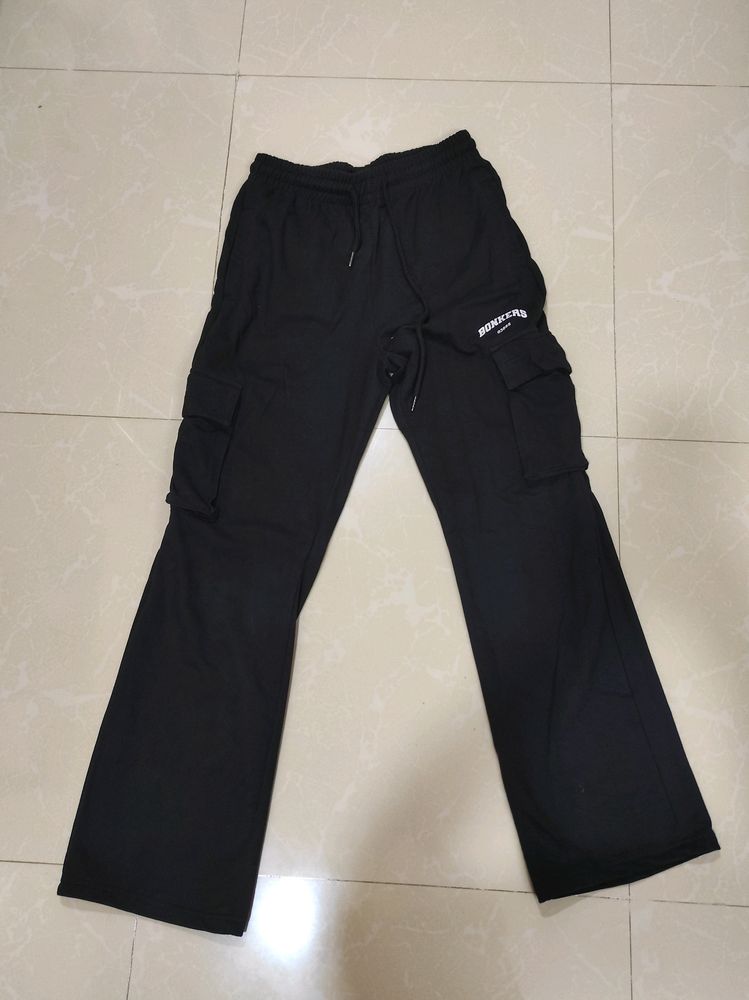 Bonkers Corner Black Utility Straight Fit Pant