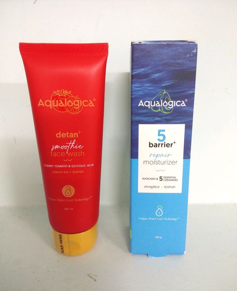 Aqualogica Face Wash And Moisturizer