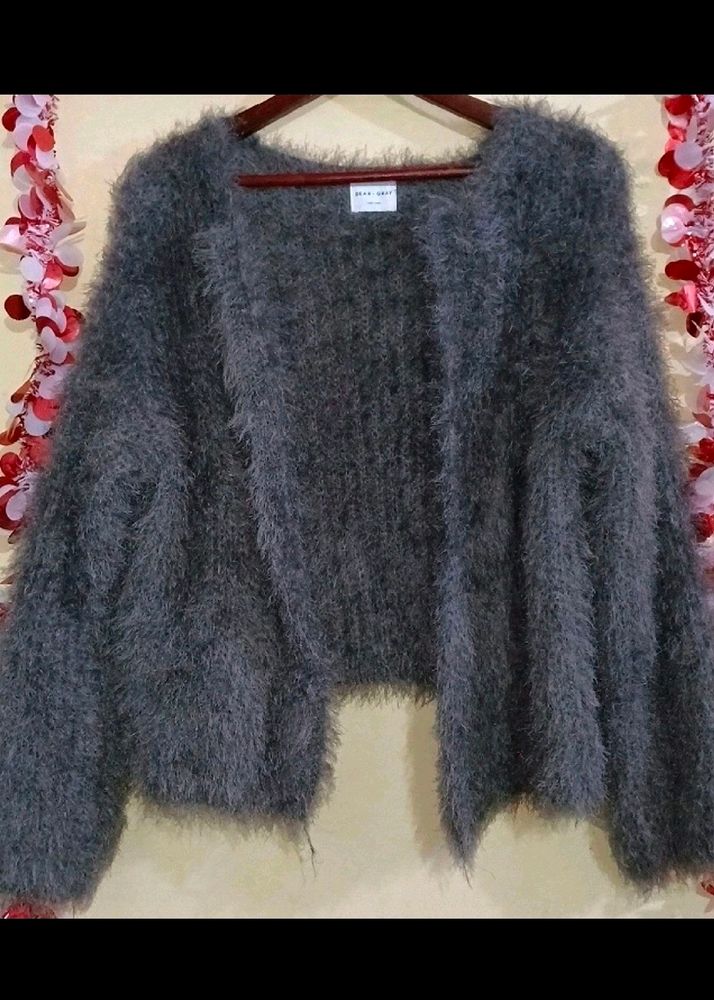 Korean Fur Cardigan