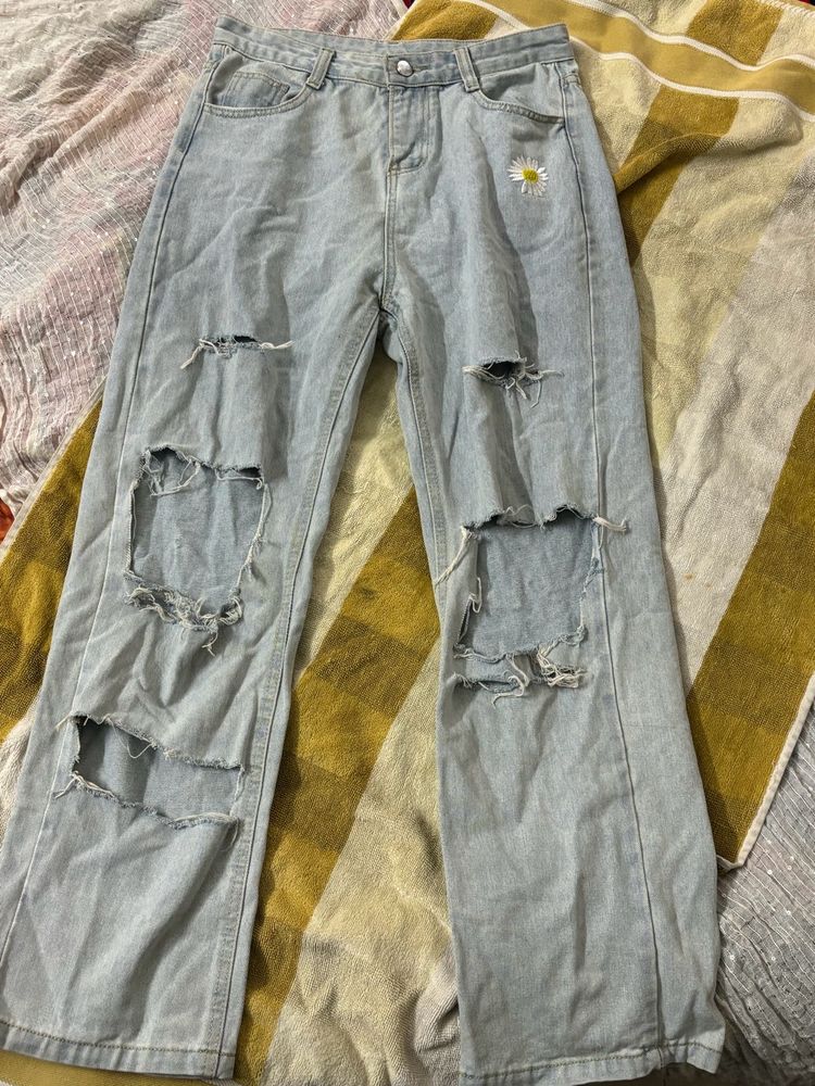 Urbanic Custom Distressed Blue Jeans