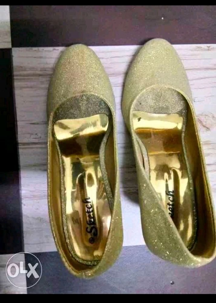 Golden Pencil Heel