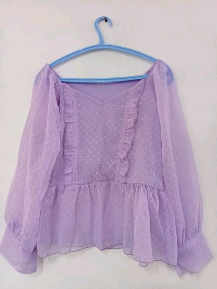 Women's Lavender Top