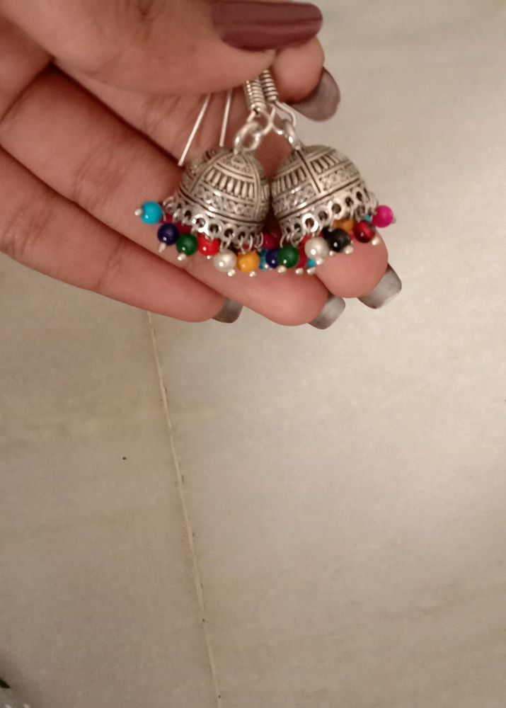 Multicolour Jhumka