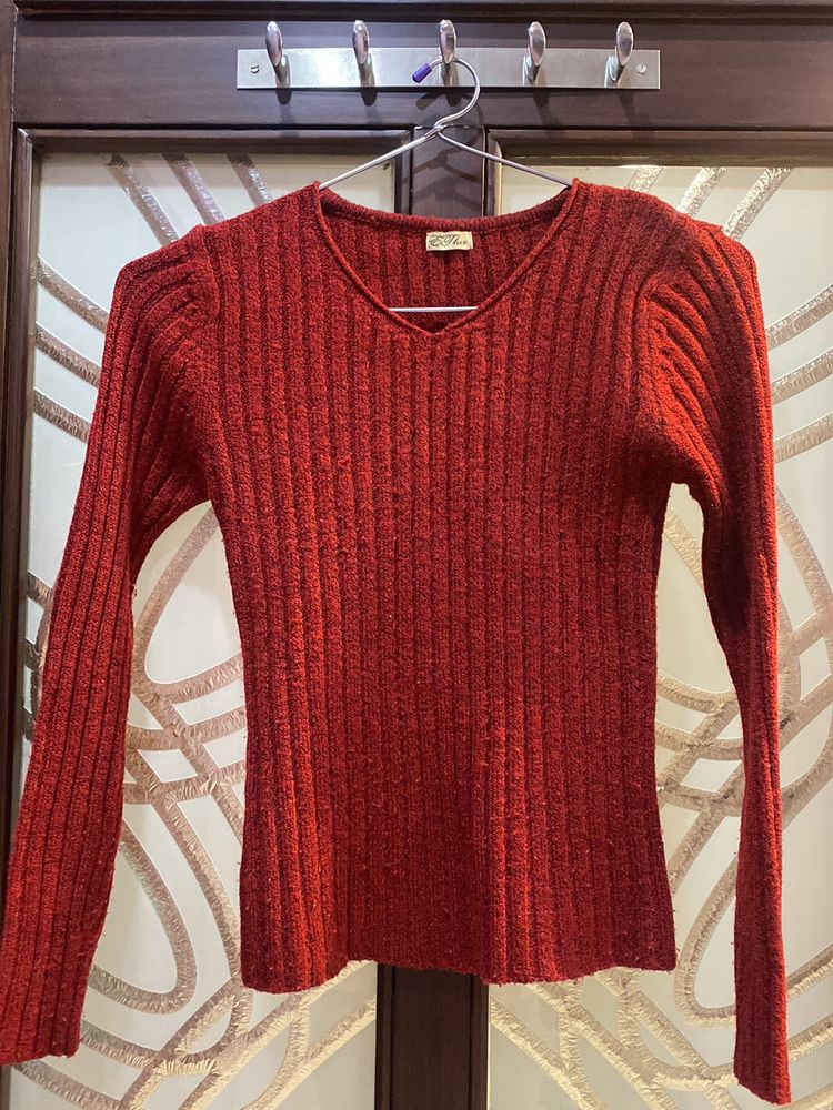 Rust Coloured Sweater