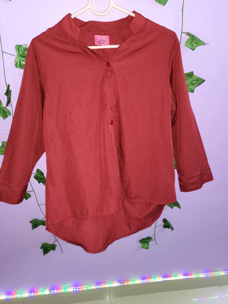 Wine Colour Shirt