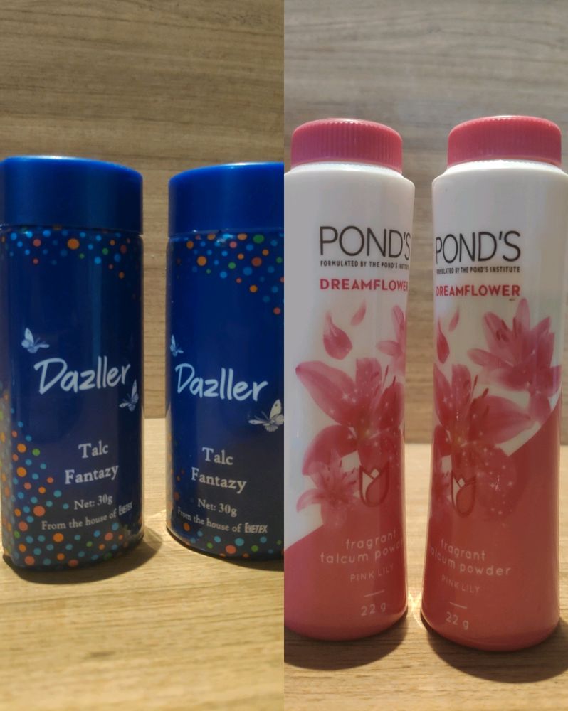 Dazller And Pond's Talcum Powder