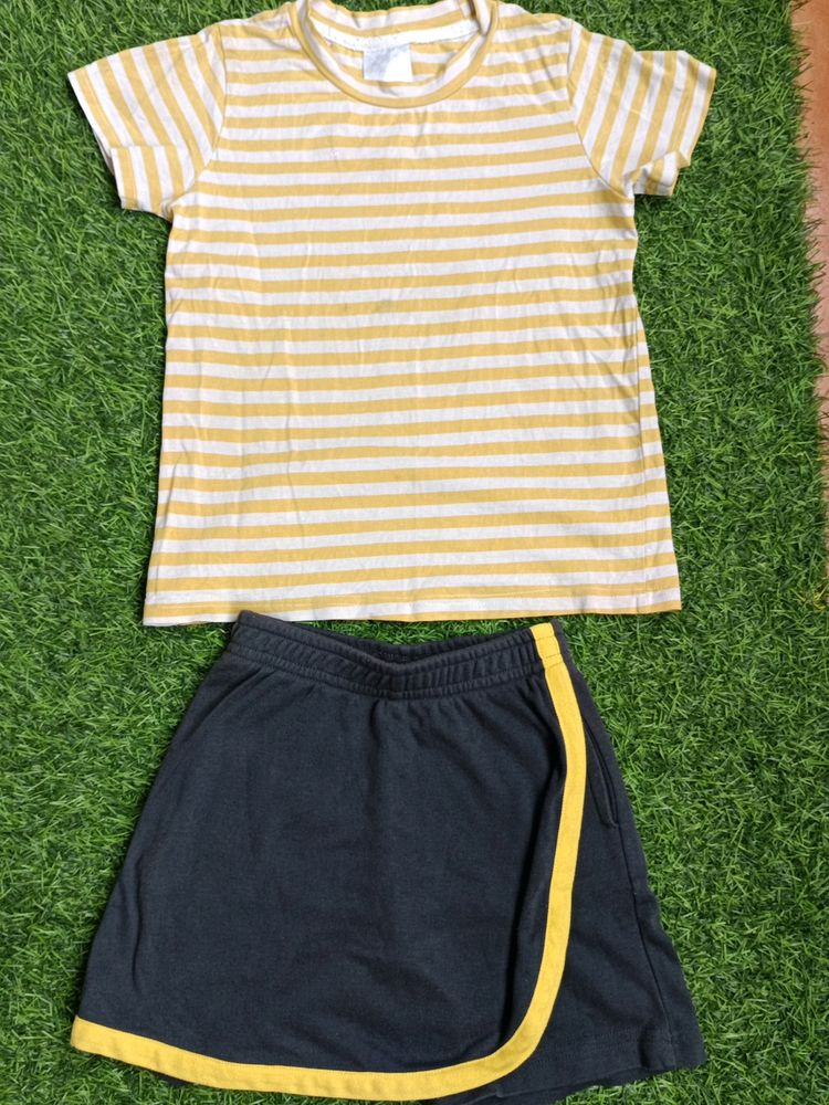 Tshirt Shorts Set