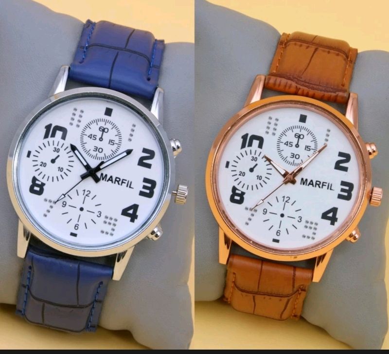 🔥New Analog Watch For Men (Pack Of 2)🔥