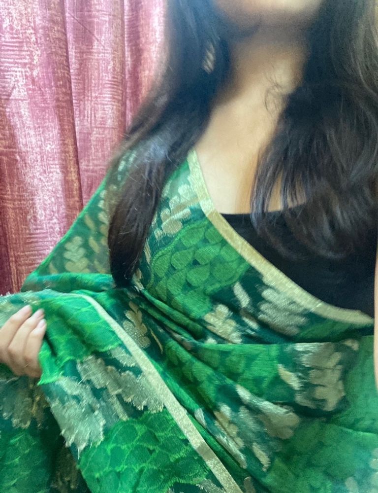 Green Banarasi Saree