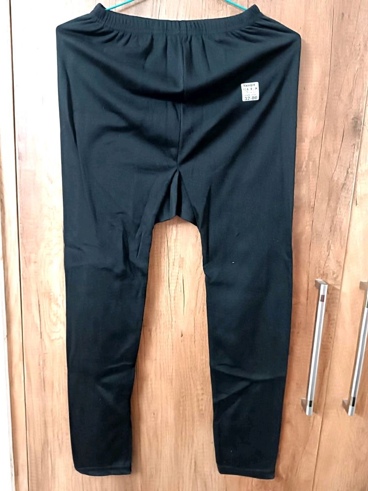 Woolen Legging In Black For Girls 10 Year Onwards