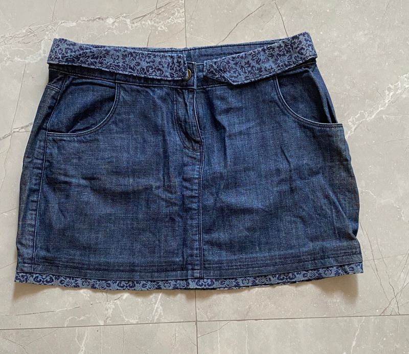 New Ginger Denim Short Skirt