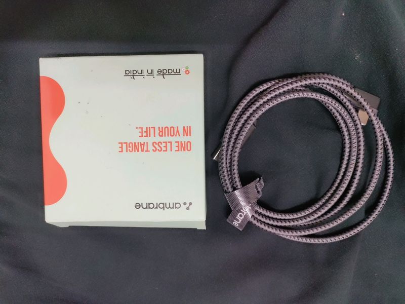 Selling Ambrane C Type Aux Under Warranty