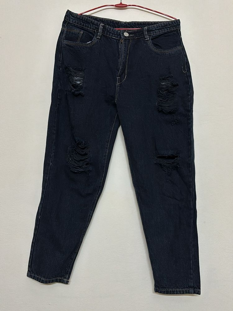 Black Rugged Jeans