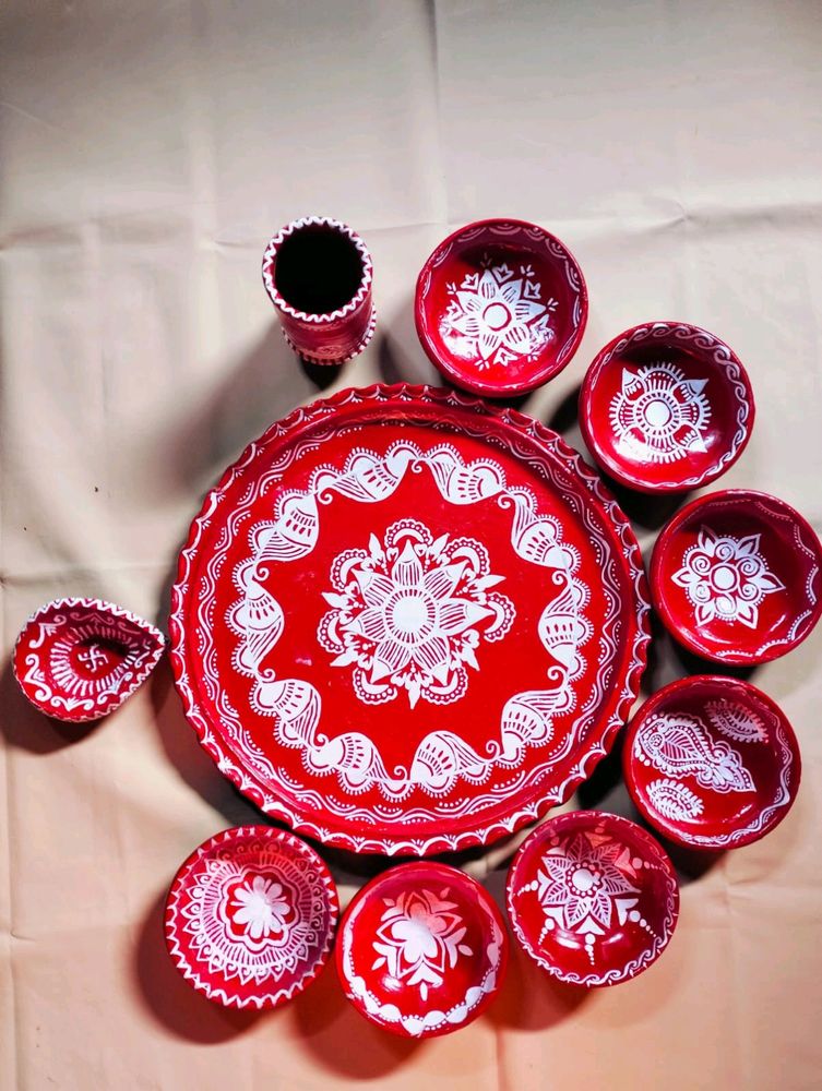 Hand made soyel dinner set