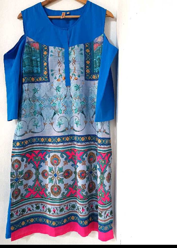 Kurta With Cutout Sleeves