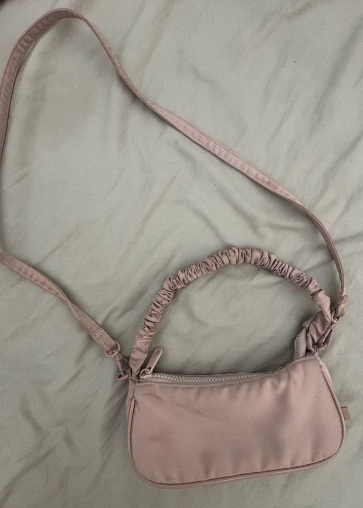 Zara Satin Shoulder And Sling Bag