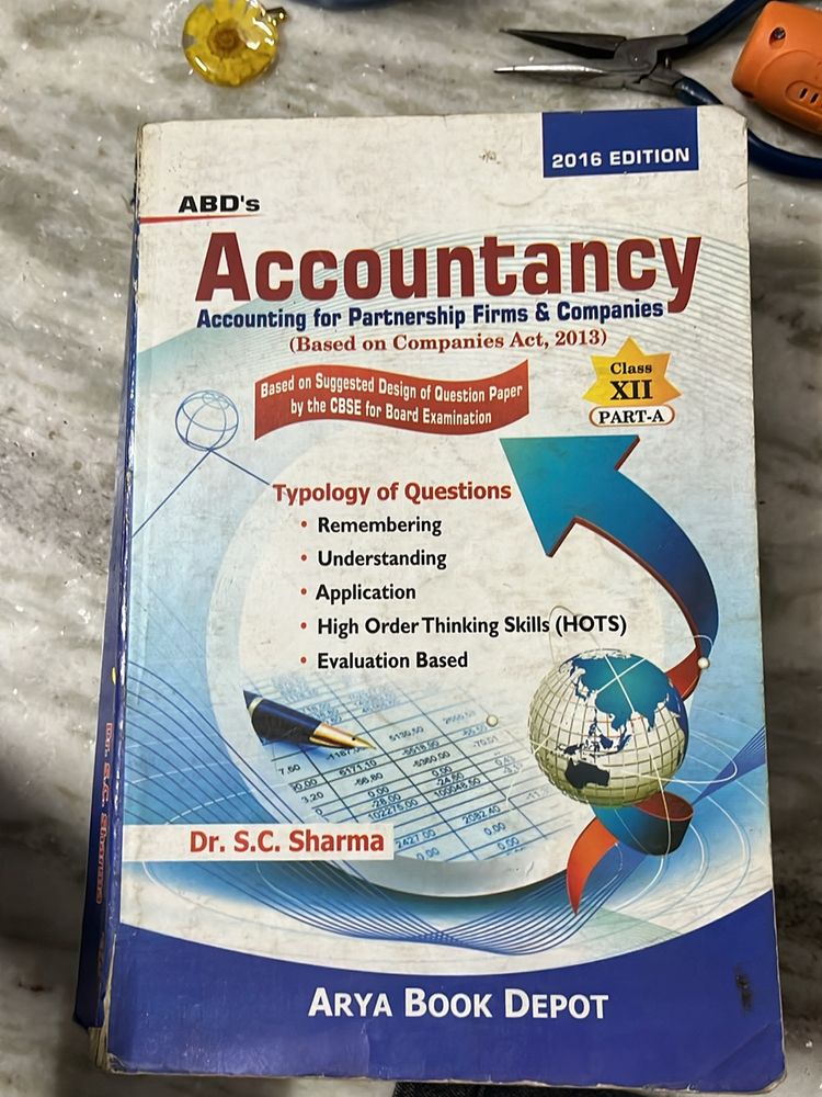 Class 12th CBSE Acoountancy Book Part A