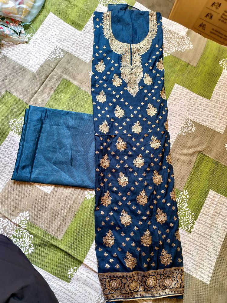 Very Fancy Work Fabric Banarasi