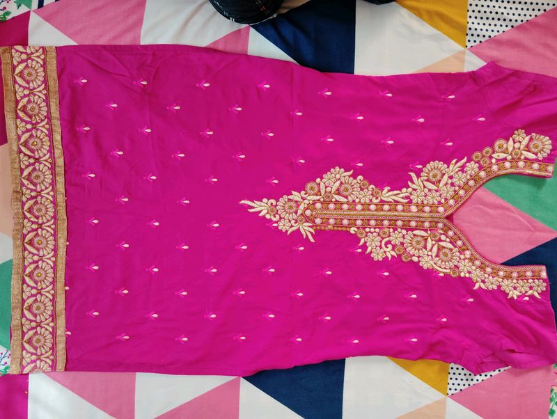 Pretty Pink Kurta For Festivals