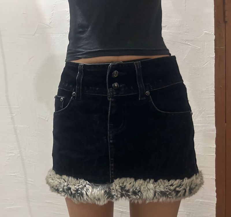 Vintage Velvet Skirt