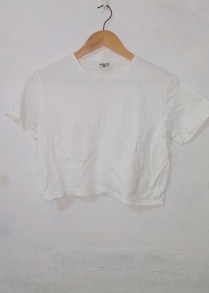 Fleximaa Brand White Tshirt (Women)