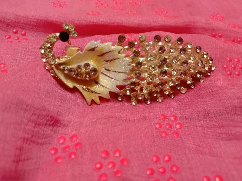 Peacock Design Hair Clip