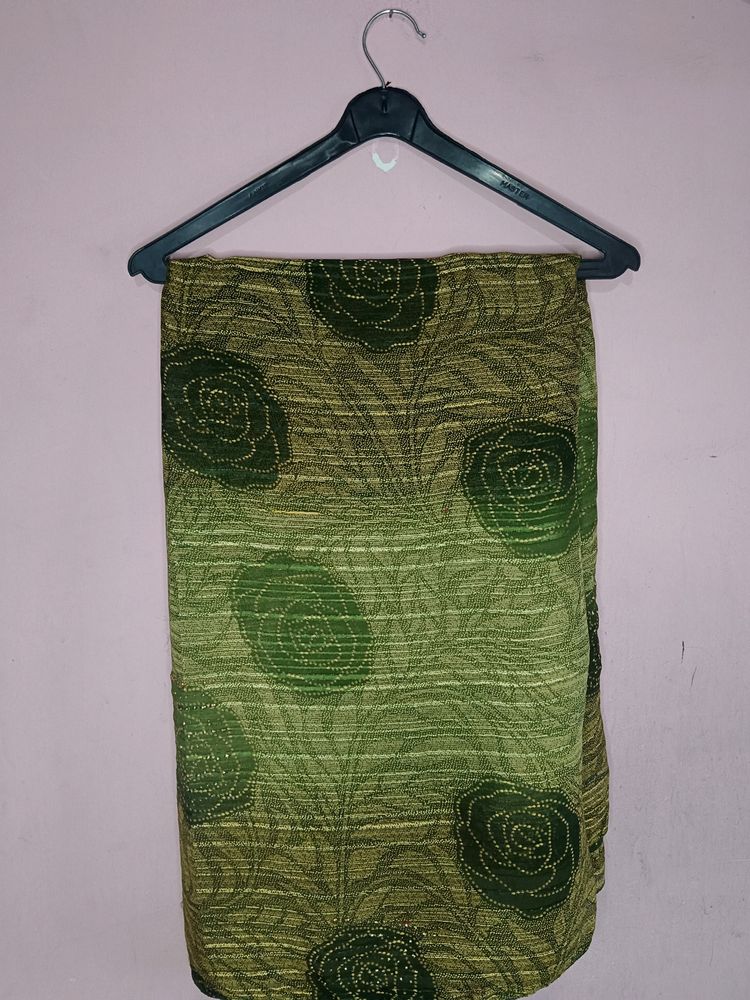 Olive Green Saree💚