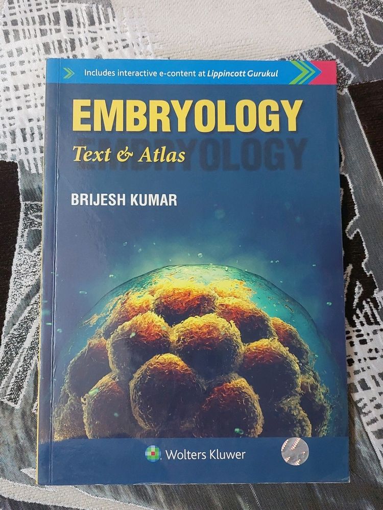 Embryology Text And Atlas