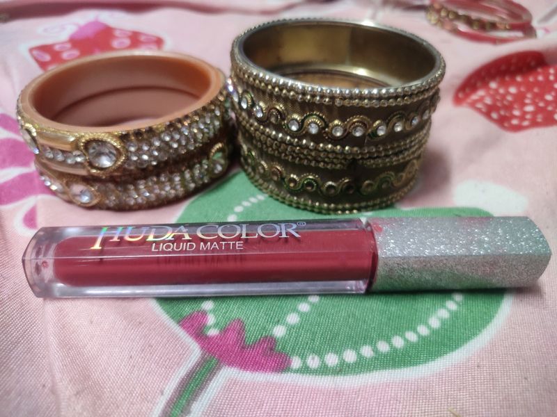 Combo Bangles and Lipstick