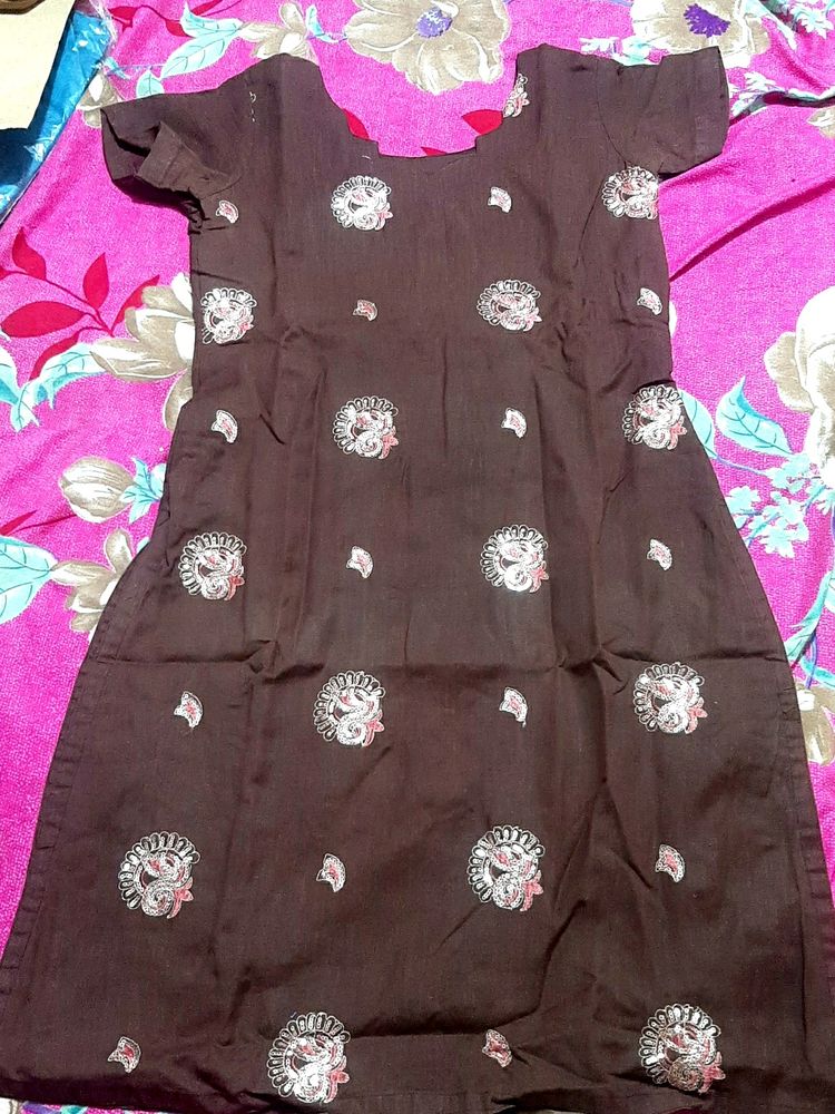 Coffee Brown Kurti