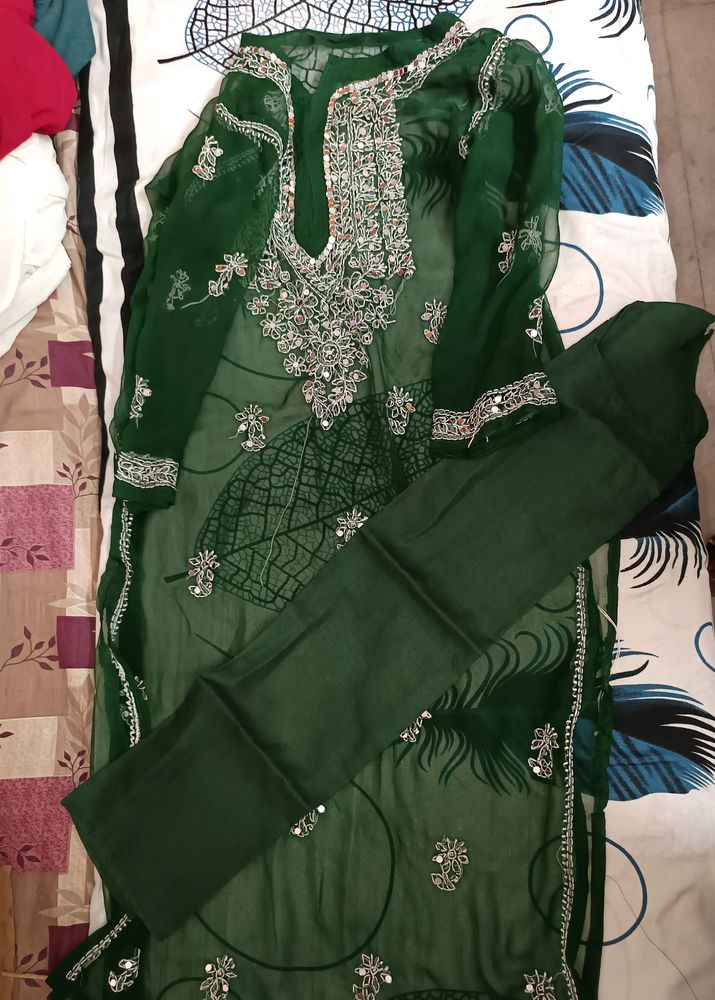 Chikankari Kurti With Inner