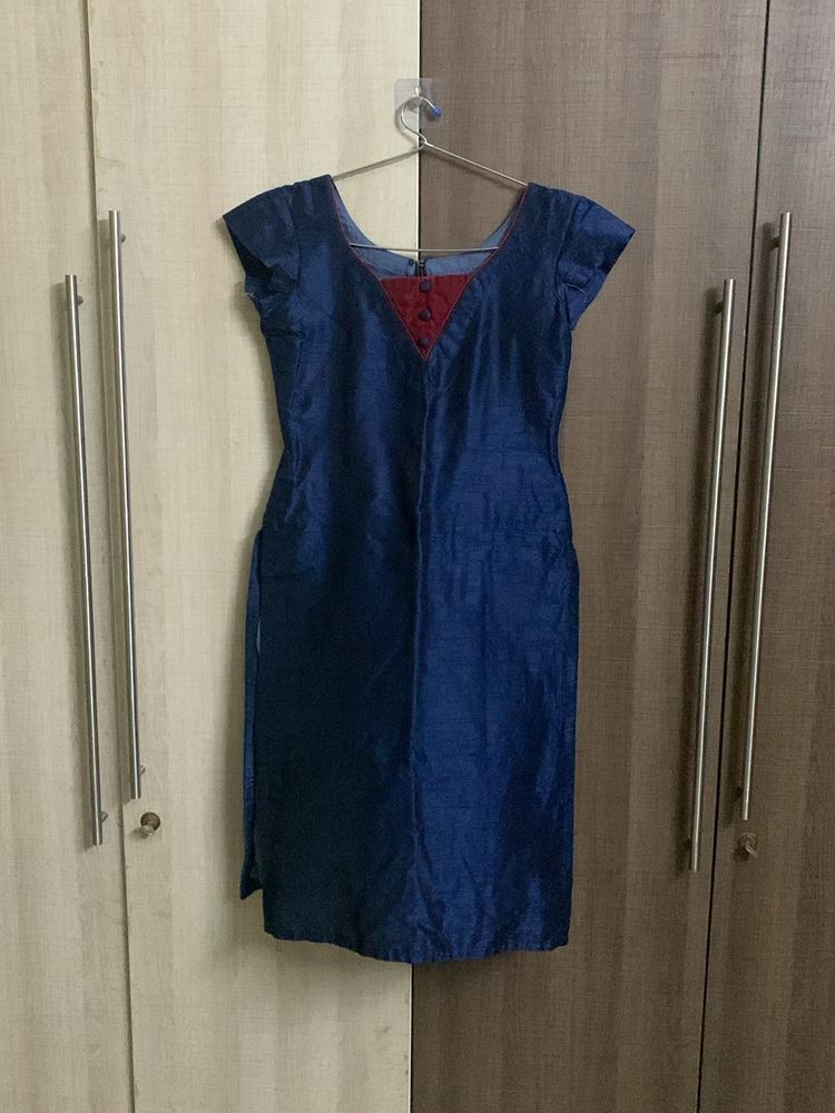 Navy Blue Kurthi