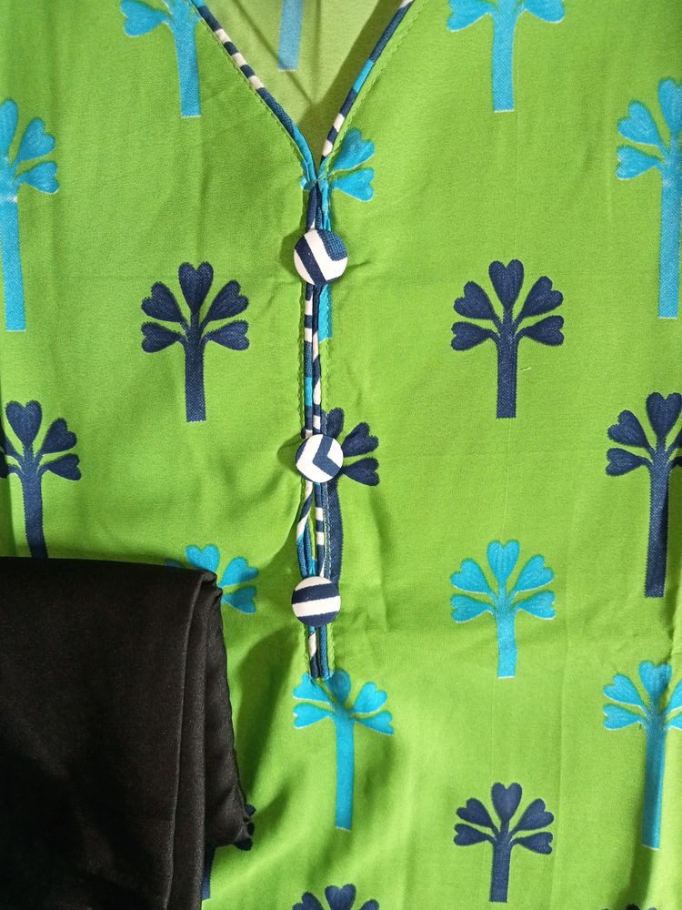 A Fluorescent Green Kurta