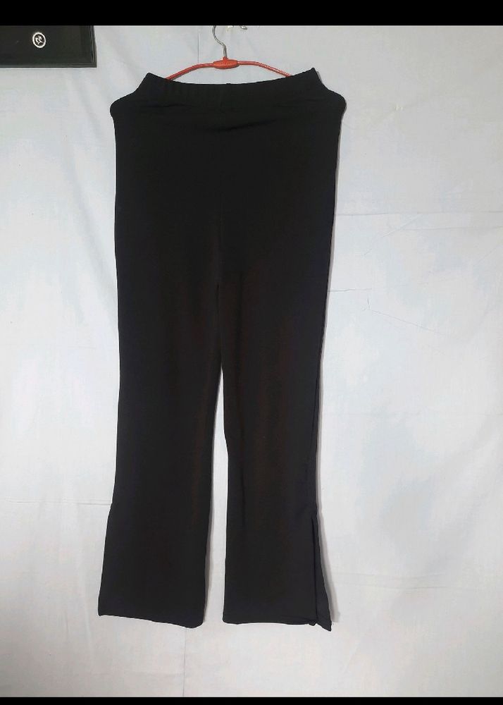 Cover Story Black Flared Trouser